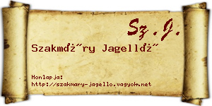 Szakmáry Jagelló névjegykártya